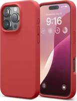 Pouzdro pro Apple iPhone 16 Pro pouzdro na mobilní telefon ochranné pouzdro na mobilní telefon silikonový kryt pouzdro na mobilní telefon, červené