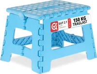 relaxdays skladacia stolička skladacia M modrá