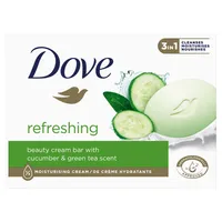Dove, Unilever, Odświeżające mydło w kostce 3in1 Cucumber & Green Tea, 90 g