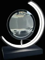 Luxus Treibsand Tischlampe - Schwarz