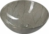 DALMA Keramik-Waschtisch Ø 42 cm, grigio