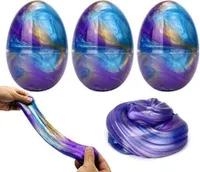 Schleim 3er Pack in Ei-Form DIY Slime Gutes Stressabbau Spielzeug für Kids und Kinder von 3 Jahren