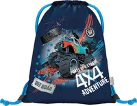 Baagl Turnbeutel für Junge, Wasserdichte Schuhbeutel für Kinder, Schule und Kindergarten Sportbeutel, Sportrucksack, Gymsack (Truck)