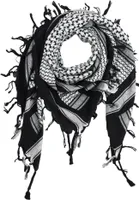 Palituch Desert schwarz - weiß - Kufiya PLO Tuch