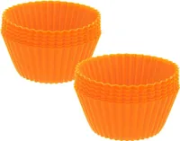 Orion Muffinbackform Muffinblech Muffinform Silikonbackförmchen Förmchen für Cupcakes MUFFINS 12 Stück
