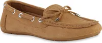 VAN HILL Damen Mokassins Slippers Bequeme Schleifen Profil-Sohle Schuhe 840893, Farbe: Hellbraun, Größe: 41