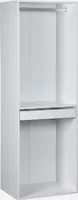 sweeek - Ankleidemodul mit Garderobe und Hosenhalter - Weiß