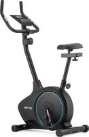 Gymtek® Magnetischer Heimtrainer, Fahrrad für Zuhause - bis 150kg - 8 Widerstandsstufen, 8kg Schwungmasse - LCD Display - für Home Gym Fitness