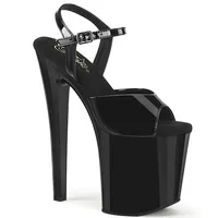 ENCHANT-709 Damen Sandale von Pleaser, Schwarz Glanz , EU 35, US 5