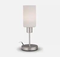Livarno Home Tischleuchte, Beistelllampe mit Touchdimmer, Metalfuß