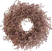 Dekokranz Trockenblumen Strandflieder & Lavendel Kunsthandwerk Lila Ø30cm
