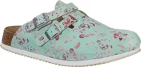 Clog Kay Flowers Gr.39 flower field mint Obermaterial:Birko-Flor