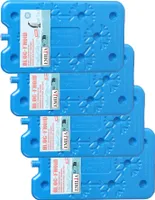Kühlakkus 400ml Kühlelemente Kühlpads Kühlpack für Kühltasche - 4 Stück blau…