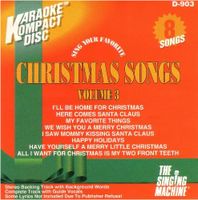 Karaoke (Backing/Vocal/Lyrics) - Christmas Songs Vol  3