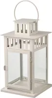 BORRBY Ikea Laterne für Blockkerze innen/außen, beige, 28 cm