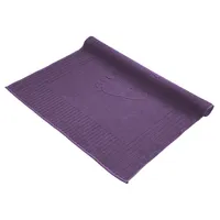 Komfortec Badvorleger, Frottee Duschvorleger, Waschbar Duschmatte & Badteppich, 900 g/m² &100% Baumwolle, Saugfähig & Schnelltrocknend, 70 x 90 cm, Violett
