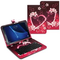 Schutzhülle Samsung Galaxy Tab A6 10.1 Tablet Tasche USB Tastatur Keyboard Hülle