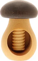Hofmeister Nussknacker Pilz mit Schraubgewinde Buchenholz Walnuss Haselnuss