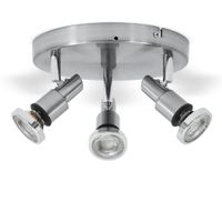 LED Decken-Strahler Badlampe IP44 Badezimmer 3-flammig Decken-Spot Leuchte Lampe