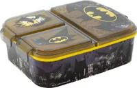 Batman Kinder Premium Brotdose Lunchbox Frühstücks-Box Vesper-Dose mit 3 Fächern
