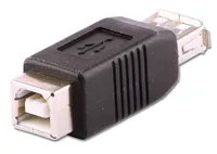 Lindy 71228 Kabelový adaptér USB A USB B černý