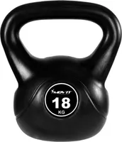 MOVIT Kettlebell činka, 18 kg, černá
