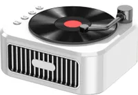 Przenośny głośnik bezprzewodowy w stylu klasycznej płyty CD, technologia BT5.3, głośnik, scena stereo, dźwięk HiFi, AUX, pamięć flash USB, karta TF, 10 godzin odtwarzania, przenośny