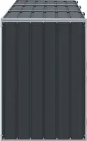 vidaXL Odpadkový box na 3 tony antracit 216x81x115 cm oceľ