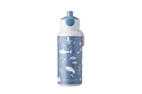 Trinkflasche Pop-up Campus 400 ml Little Dutch - Ocean