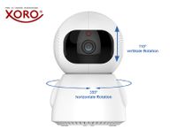 Smart Home Kamera XORO SKA 10 für Innenräume (Mikrofon, Lautsprecher)