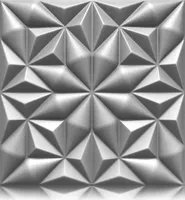 DECCART | 3D Wandpaneele & Deckenpaneele ONYX Grau | Dekorative Schaumstoff-Kasetondecken | 50cm x 50cm | 0,25m²
