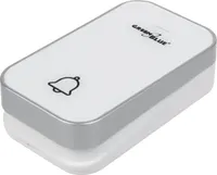 Kabellose Türklingel Kabelloses, batterieloses, Kinetisches Klingelsystem Reichweite bis zu 200 m, IP44 (1x Sender / Weiß)