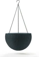 Závěsný květináč KETER Hanging Sphere - grafitový