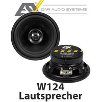 ESX QXE120 W124 - 12cm Koax Lautsprecher | ideal für Mercedes Benz W124