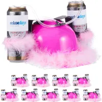 relaxdays 10 x Bierhelm Pink