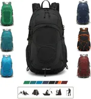 Mofut Rucksack, Wanderrucksack, 40L Wanderrucksack, Trekkingrucksack Herren Damen, Unisex Rucksack, Outdoor Reiserucksack, Tagesrucksack, Schulrucksack (Set mit 1 Rucksack und 1 Regenschutz, inkl. Regenhülle)