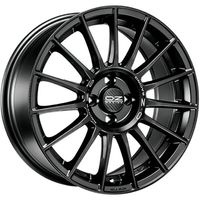 Felgi aluminiowe OZ Racing SUPERTURISMO LM 7.5x17 5x112 ET 50 MATT BLACK SILVER LETTERING