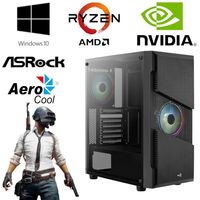 Gaming PC - AMD Ryzen 5 3600 6 Core 4,2GHz - 16GB RAM - 1TB M.2 NVMe - NVIDIA GT 1030 - Gamer - RGB AeroCool Gehäuse Gaming PC - AMD Ryzen 5 3600 6 Core 4,2GHz - 16GB RAM - 1TB M.2 NVMe - NVIDIA GT 1030 - Gamer - RGB AeroCool Gehäuse