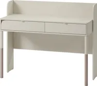 Schreibtisch 122x97x50 cm HARMONY HR-03 mit 2 Schubladen Kaschmir/Trüffel