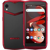 CUBOT Pocket - 4,0" FW+ Smartphone, 4 GB und 64 GB, 16 MP Kamera, 3000 mAh Akku, Android 11, Quad-Core-Prozessor, Rote Farbe