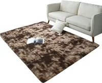 Rebiko Huňatý koberec Mäkký koberec svetlo hnědý plyšový plyš plyšový koberec 160x220 cm