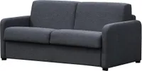 Schlafsofa mit Matratze 3-Sitzer - Stoff - Anthrazit - TOMAKA