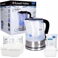 Russell Hobbs 22850-70 Purity Wasserkocher 1,5 L +9er Pack Baugleich zu Brita Wasserfilter