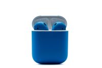 Apple AirPods 2. Generation - Original - mit Ladecase , Bluetooth , Custom iPhone Blau Matt