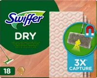Swiffer, Suche ściereczki do podłóg, opakowanie uzupełniające, 18 sztuk (PRODUKT Z NIEMIEC)