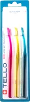 TELLO Junior Toothbrush 3 Pack for Children