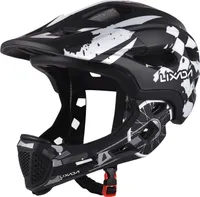 Lixada Fahrradhelm, Kinderhelm umschaltbar Voll- und Halbhelm ,Unisex 52-58 cm Kinderhelm größenverstellbar geeignet für Fahrräder und Skateboards
