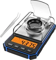 0,001 g elektronische Digitalwaage, tragbare Miniwaage, präzise professionelle Taschenwaage, Milligramm, 50 g Kalibriergewichte Pink