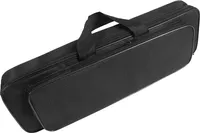 Tragbare Angeltasche, Stahldraht-Angelgerät-Tasche, Schwarze Angelgerät-Werkzeug-Aufbewahrungstasche, Angelruten-Tasche, Freizeittasche
