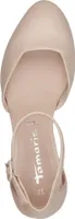 Tamaris Damen Pumps Riemchenpumps Fesselriemen Blockabsatz 1-24432-41, Größe:37 EU, Farbe:Rosa